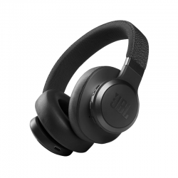 JBL Live 660NC Wireless Over Ear Noise Cancelling Headphones, Powerful JBL Signature Sound, ANC + Ambient Aware, Voice Assistant, 50H Battery, Comfortable Fit, Carrying Pouch - Black, JBLLIVE660NCBLK